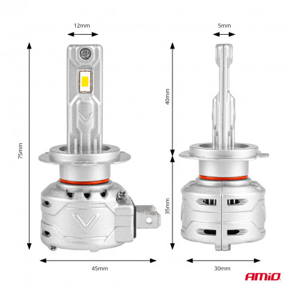 LED žárovky hlavního svícení X2 Series H7 AMiO