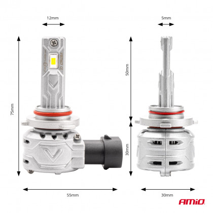 LED žárovky hlavního svícení X2 Series HB4 9006 AMiO