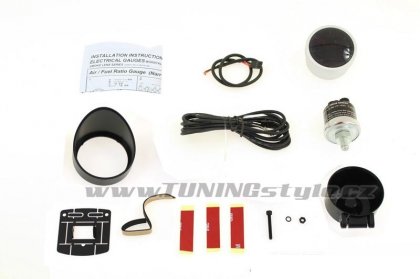 Přídavný budík DEPO Dual 52mm Tlak paliva