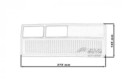 Sportovní vzduchový filtr SIMOTA OFI003 375X145mm