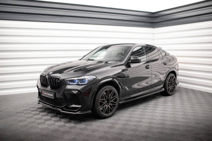 Prahové lišty BMW X6 M F96 carbon look