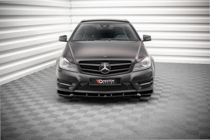 Spojler pod nárazník lipa V.1 Mercedes-Benz C Coupe AMG-Line C204 carbon look