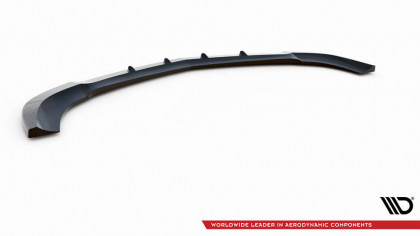 Spojler pod nárazník lipa V.2 Mercedes-Benz C Coupe AMG-Line C204 černý lesklý plast