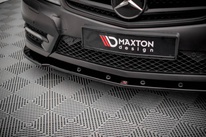 Spojler pod nárazník lipa V.2 Mercedes-Benz C Coupe AMG-Line C204 carbon look