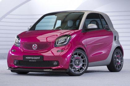 Spoiler pod přední nárazník CSR CUP pro Smart Fortwo 453 - černý matný