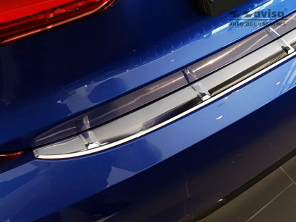 Nerezová ochranná lišta zadního nárazníku BMW 3 G20 sedan M-Paket 2018- stříbrná