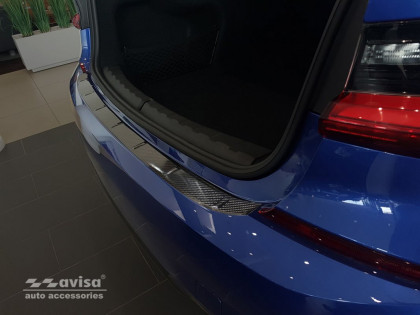 Ochranná lišta zadního nárazníku BMW 3 G20 sedan M-paket, 2018- karbonová