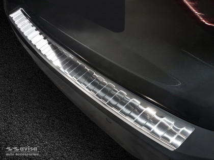 Nerezová ochranná lišta zadního nárazníku BMW 3 G21 Touring M-paket 2018- stříbrná