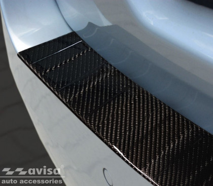 Ochranná lišta zadního nárazníku BMW 5 F11 Touring (kombi) 2010-2017 karbonová