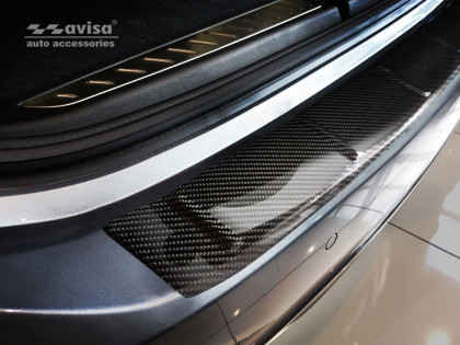 Ochranná lišta zadního nárazníku BMW 6 G32 Gran Turismo 2017- karbonová