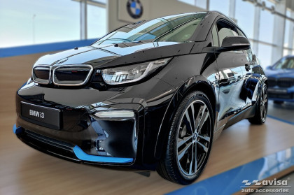 Nerezová ochranná lišta zadního nárazníku BMW  i3 (i01) FL2017- černá