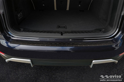 Nerezová ochranná lišta zadního nárazníku BMW iX3 G08 2020- černá