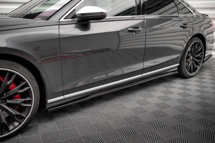 Prahové lišty Audi S8 D5 carbon look