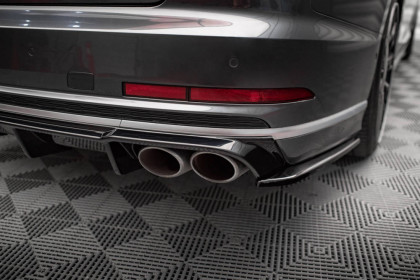 Splittery zadní boční V.2 Audi S8 D5 carbon look