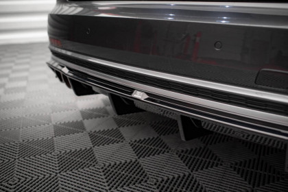 Difuzor zadního nárazníku Audi S8 D5 černý lesklý plast