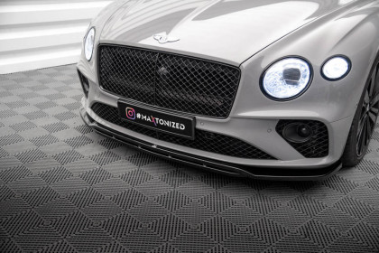 Spojler pod nárazník lipa Bentley Continental GT Mk3 černý lesklý plast