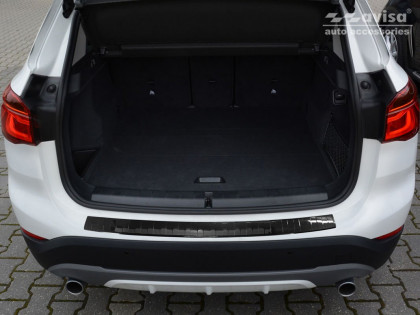 Ochranná lišta zadního nárazníku BMW X1 F48 2015-19 karbonová