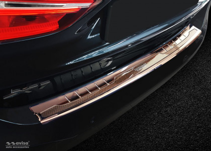 Ochranná lišta zadního nárazníku - PERFORMANCE CARBON EDITION - BMW  X1 F48  2015-2019  měděná/měděný karbon