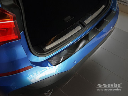 Ochranná lišta zadního nárazníku BMW X1 F48 M-paket 2015- karbonová