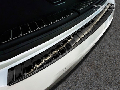 Nerezová ochranná lišta zadního nárazníku BMW X3 / G01 17- (bez M-paketu) stříbrná