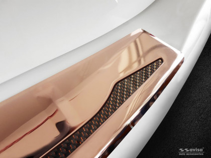 Ochranná lišta zadního nárazníku - PERFORMANCE CARBON EDITION - BMW X3 G01 měděná/měděný karbon
