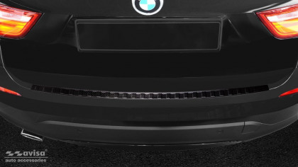 Ochranná lišta zadního nárazníku BMW X4 F26 2014-2018 karbonová