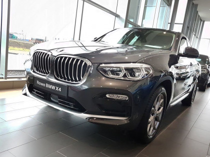 Nerezová ochranná lišta zadního nárazníku BMW X4 II G02 2018- stříbrná