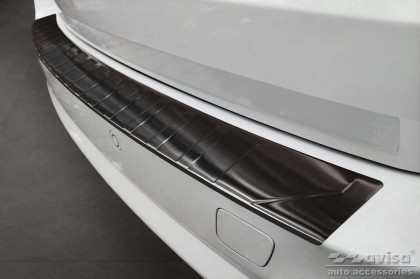 Nerezová ochranná lišta zadního nárazníku BMW X5 III F15 M-Paket 2013-2018 černá