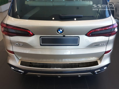 Ochranná lišta zadního nárazníku pro BMW X5 IV G05 M-paket 2018- karbonová