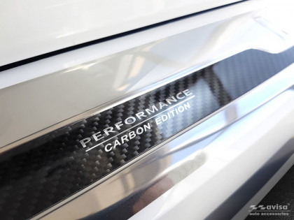 Ochranná lišta zadního nárazníku - PERFORMANCE CARBON EDITION - BMW X5 IV G05 M-paket 2018- stříbrná/černý karbon
