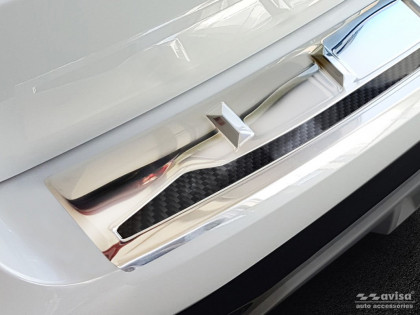 Ochranná lišta zadního nárazníku - PERFORMANCE CARBON EDITION - BMW X5 IV G05 M-paket 2018- stříbrná/černý karbon