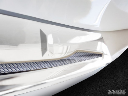 Ochranná lišta zadního nárazníku - PERFORMANCE CARBON EDITION - BMW X5 IV G05 M-paket 2018- stříbrná/stříbrný karbon