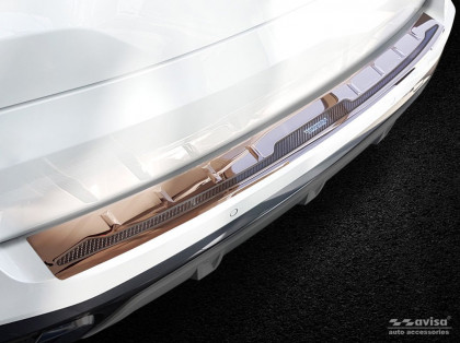 Ochranná lišta zadního nárazníku - PERFORMANCE CARBON EDITION - BMW X5 IV G05 M-paket 2018- měděná/měděný karbon