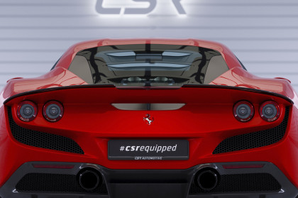 Křídlo, spoiler zadní CSR pro Ferrari F8 Tributo / Spider - černý lesklý