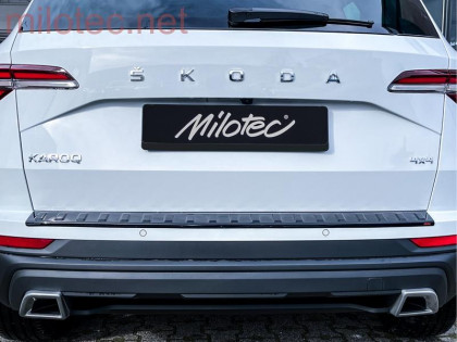 Dummy - koncovky výfuku, Alu Brush, Škoda Karoq 21-,stříbrné