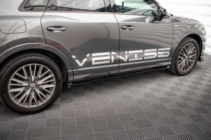 Prahové lišty Audi Q3 S-Line F3 carbon look