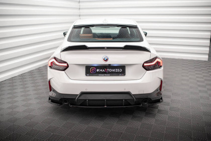 Spoiler zadního nárazníku BMW 2 Coupe M-Pack G42 černý lesklý plast