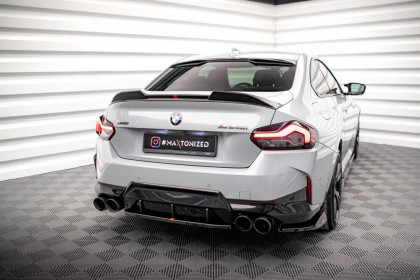 Spoiler zadního nárazníku BMW 2 Coupe M240i G42 černý lesklý plast