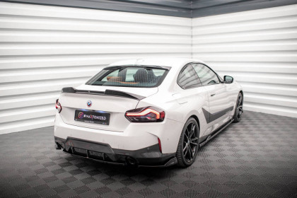 Splittery zadní boční V.1 BMW 2 Coupe M-Pack G42 černý lesklý plast