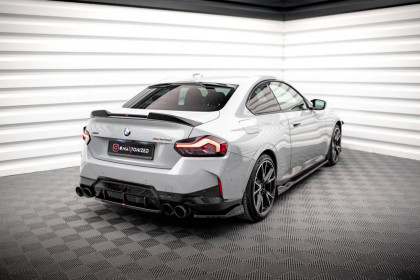 Splittery zadní boční V.1 BMW 2 Coupe M240i G42 černý lesklý plast