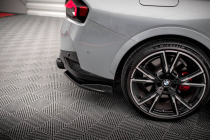 Splittery zadní boční V.1 BMW 2 Coupe M240i G42 černý lesklý plast