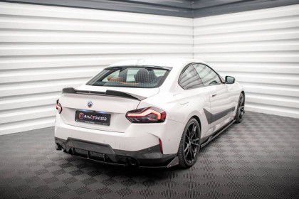 Splittery zadní boční V.2 + flaps BMW 2 Coupe M-Pack G42 černý lesklý plast