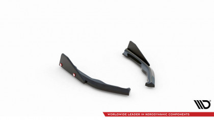 Splittery zadní boční V.2 + flaps BMW 2 Coupe M-Pack G42 černý lesklý plast