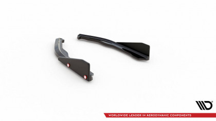 Splittery zadní boční V.2 + flaps BMW 2 Coupe M-Pack G42 černý lesklý plast