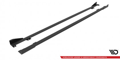 Prahové lišty Street pro + flaps BMW 2 Coupe M-Pack / M240i G42 černo-červené