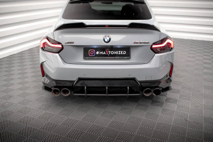 Spoiler zadního nárazníku Street pro BMW 2 Coupe 240i G42 černo červená