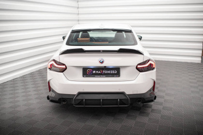 Splittery zadní boční Street Pro + flaps BMW 2 Coupe M-Pack G42 černo-červené