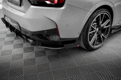 Splittery zadní boční Street Pro + flaps BMW 2 Coupe M240i G42 černo-červené