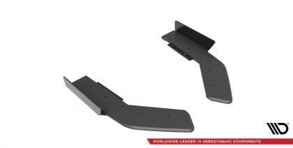 Splittery zadní boční Street Pro + flaps BMW 2 Coupe M240i G42 černo-červené
