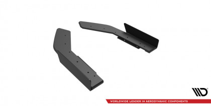Splittery zadní boční Street Pro + flaps BMW 2 Coupe M240i G42 černo-červené